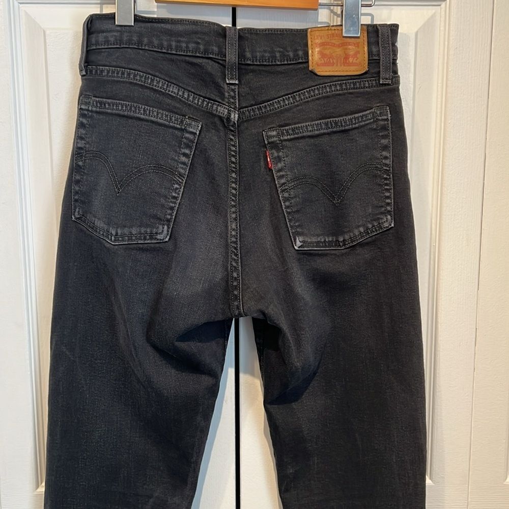Levi’s Black Button Fly‎ High Rise Jeans Size 28 - Picture 7 of 13